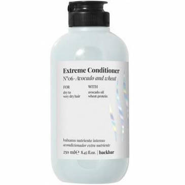 Кондиционер для сухих волос Farmavita Back Bar Extreme Conditioner Avocado and Wheat №6 250 мл, фото 1