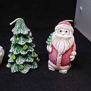 Набір декоративних свічок Новорічний 20 штук h = 10 см, фото 5