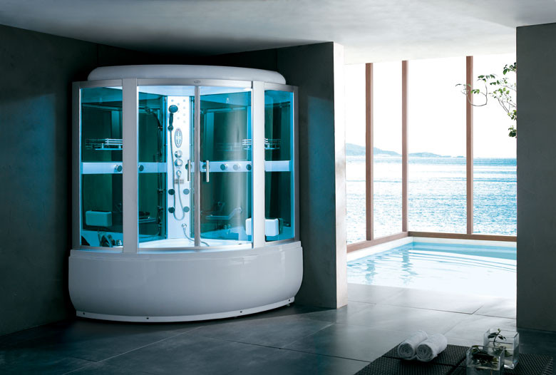 Гідромасажний кутовий бокс CRW AE-020 150x150, 1500х1500х2230 мм