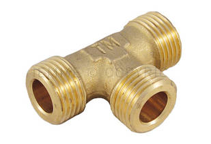 Трійник 3/4 Н х 3/4 Н х 3/4 Н латунь, TIEMME (Італія)