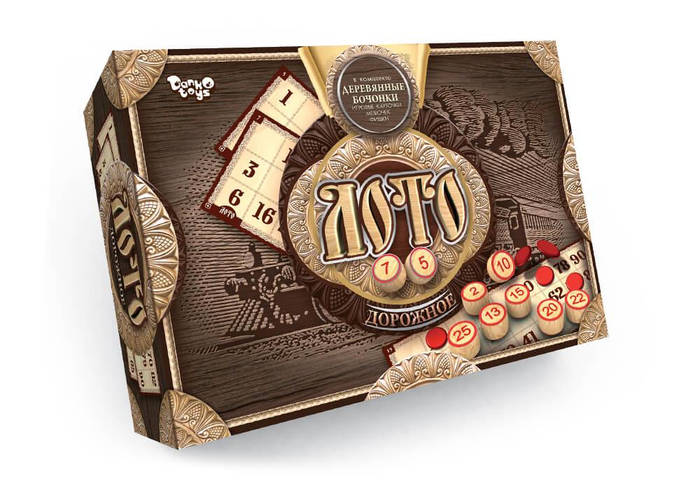 Настольная игра Лото Дорожное (укр) Danko Toys DTG51U бинго бочонки ...