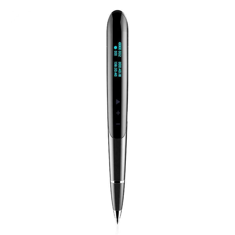Диктофон – ручка металева Hyundai Q9, 8 Гб, MP3 плеєр, OLED дисплей, VOX. Для журналістів та студентів