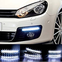 Универсальные дневные ходовые Огни DRL 8 LED диодов фары дневного света для авто