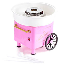 Домашній апарат для приготування солодкої цукрової вати Cotton Candy Maker візок