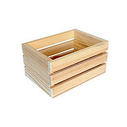 Ящик дерев'яний нефарбований, 18х13,5х10 см, фото 3