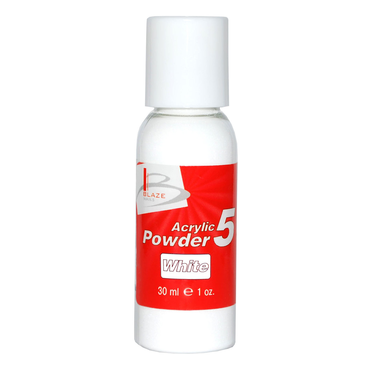 Blaze Acrylic Powder 5 White акрилова пудра 30 мл
