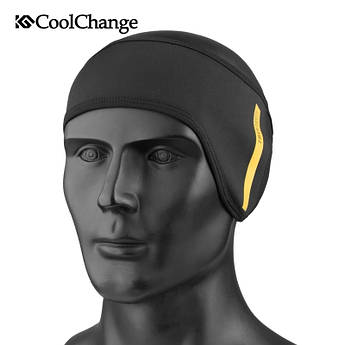 Зимова спортивна пов'язка на голову CoolChange windstopper, мікрофліс