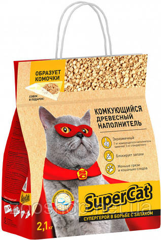 SuperCat наповнювач туалетів 2.1 кг, фото 2