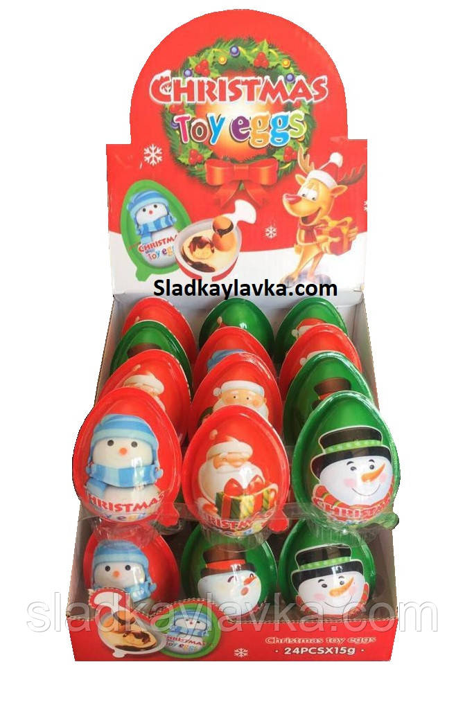 Яйце Christmas Toy Eggs 24 шт (Prestige)