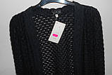Мереживний кардиган темно-синій без застібки S Kralia, фото 4