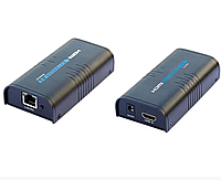 HDMI LKV373 V4.0 передатчик видеосигнала по витой паре роутер свич extender over lan 120м
