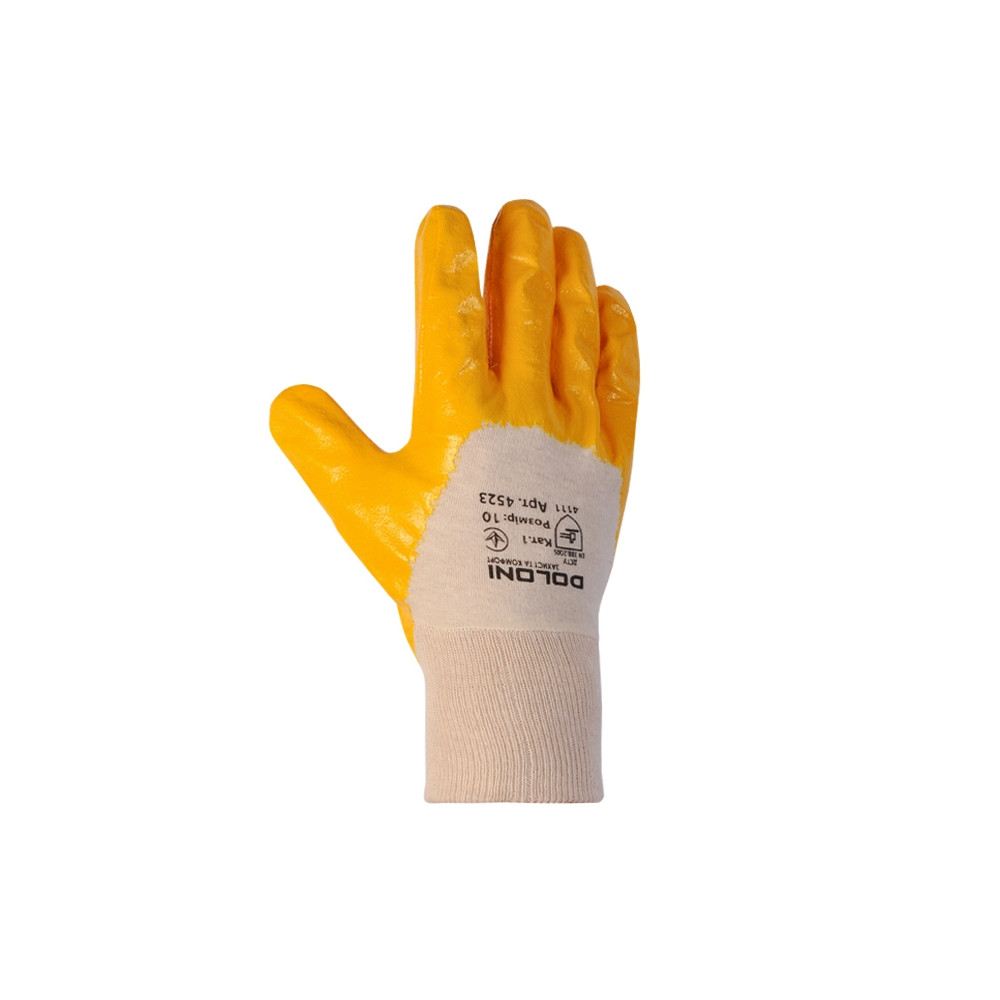 Рукавички D-OIL ТРИКОТАЖНІ З нітриловим покриттям, фото 1