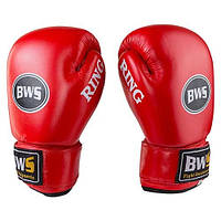 Боксерские перчатки BWS RING 8 oz красные