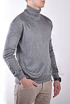 Розміри: 48/50/52. Чоловічі гольфи, комір з відворотом / Туреччина - різні кольори, фото 5