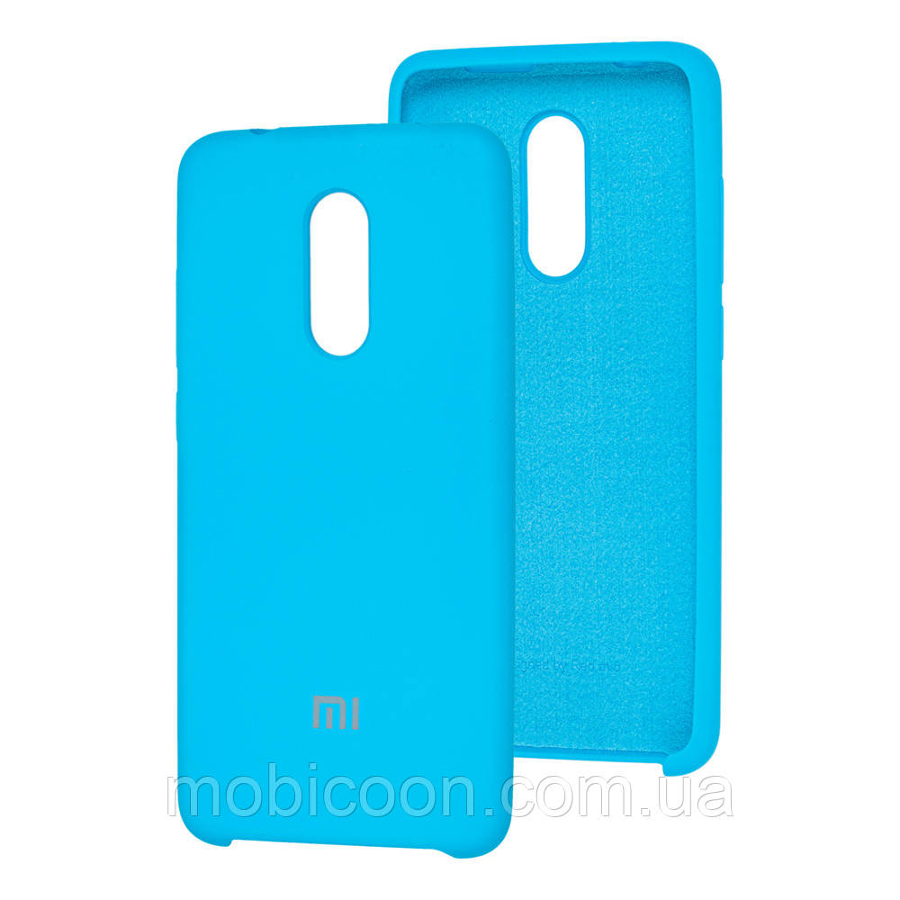Чохол Silicone Case для Xiaomi Redmi 5 Tahoe Blue, фото 1