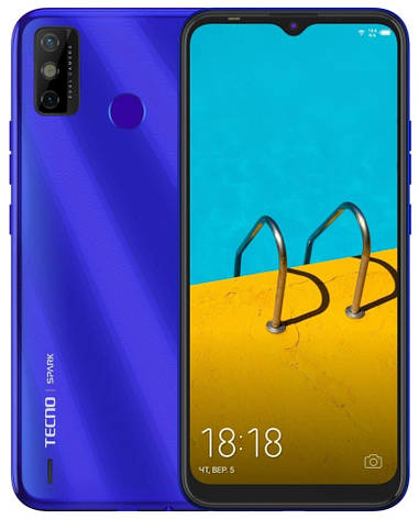 Tecno Spark 6 Go (KE5) 2/32Gb Blue UA UCRF - Офіційний / Гарантія 1 рік, фото 2