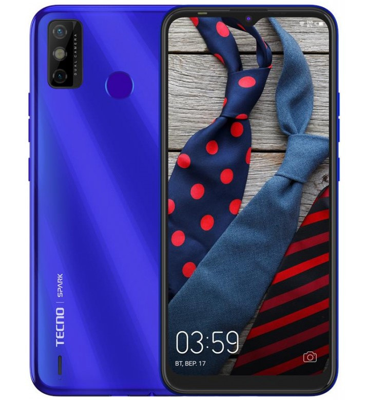 Tecno Spark 6 Go (KE5) 2/32Gb Blue UA UCRF - Офіційний / Гарантія 1 рік
