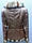 Куртка парку пехора жіноча натуральна з хутряним воланом золотиста (курточка), фото 2