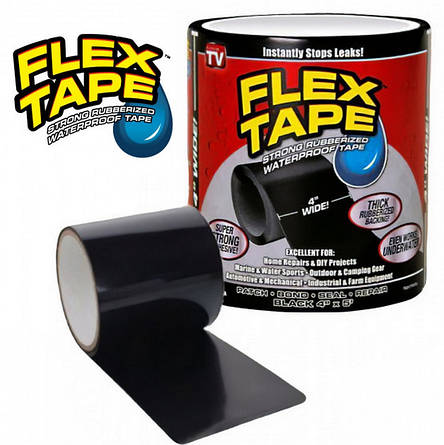 Понад міцна скотч стрічка flex tape універсальна ізоляційна водонепроникна (Справжні фото), фото 2