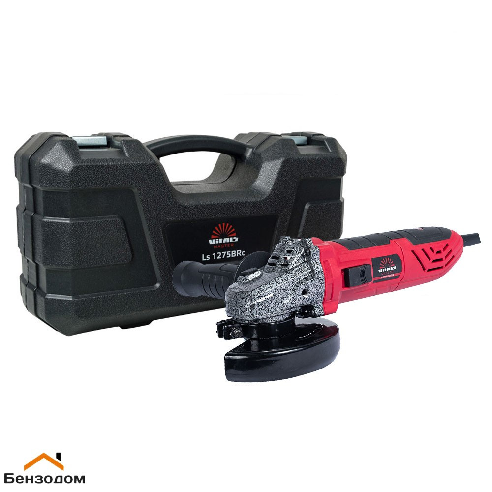 УШМ болгарка Vitals Master Ls 1275BRc (125 мм, 750 Вт, кейс, 3 роки гарантії)