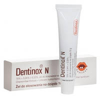 Dentinox N (150 мг + 3,4 мг + 3,2 мг) / г - гель при болезненном прорезывании зубов, 10 г
