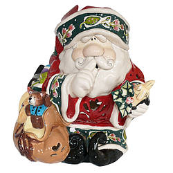 Керамічний свічник Дід Мороз, h-35 см.