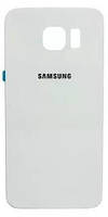 Задняя крышка Samsung G920F Galaxy S6 белая White Pearl Оригинал