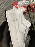 Жіночі кросівки Nike Air Force White Shadow, кросівки найк аір форс шадоу Nike Air Force 1 White Shadow, фото 6
