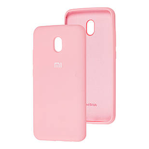Чохол Silicone Case Full для Xiaomi Redmi 5+ Light Pink