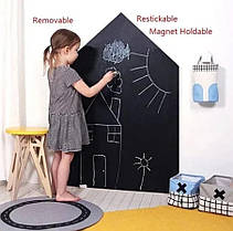 Дошка-стікер для малювання крейдою Black Board Sticker | Дитяча дошка для малювання, фото 3