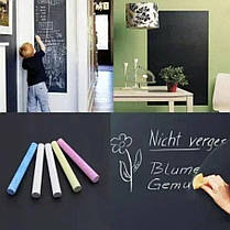 Дошка-стікер для малювання крейдою Black Board Sticker | Дитяча дошка для малювання, фото 2