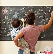 Дошка-стікер для малювання крейдою Black Board Sticker | Дитяча дошка для малювання, фото 3