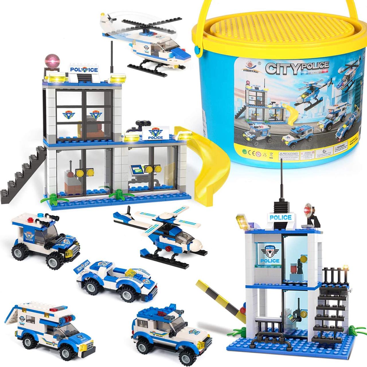 Конструктор поліцейський відділок як лего (808) City Police Building Blocks Toys 808