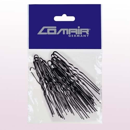 Шпильки для локонів Comair, 50 шт., Ø1,20 х 75 мм, золотисті