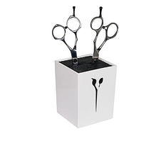 Підставка для ножиць зі щетиною Pro Holder White (990002-1 WHT)