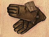 Шкіряні чоловічі перчатки, фото 4