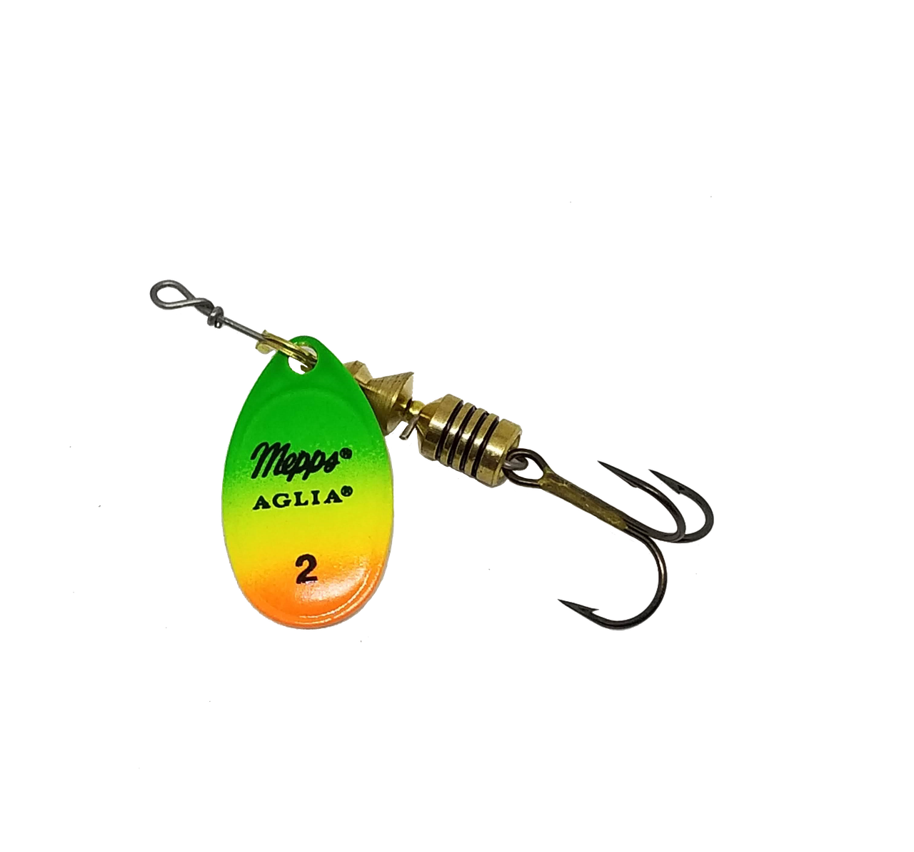 Блешня-оберталка MEPPS AGLIA FLUO Tiger, фото 1