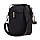 Сумка чоловіча через плече з водовідштовхувальної тканини Nobol 5126-7 чорний, фото 3
