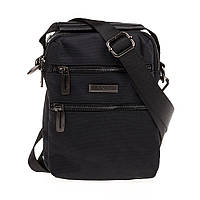 Сумка чоловіча через плече з водовідштовхувальної тканини Nobol 5126-7 чорний