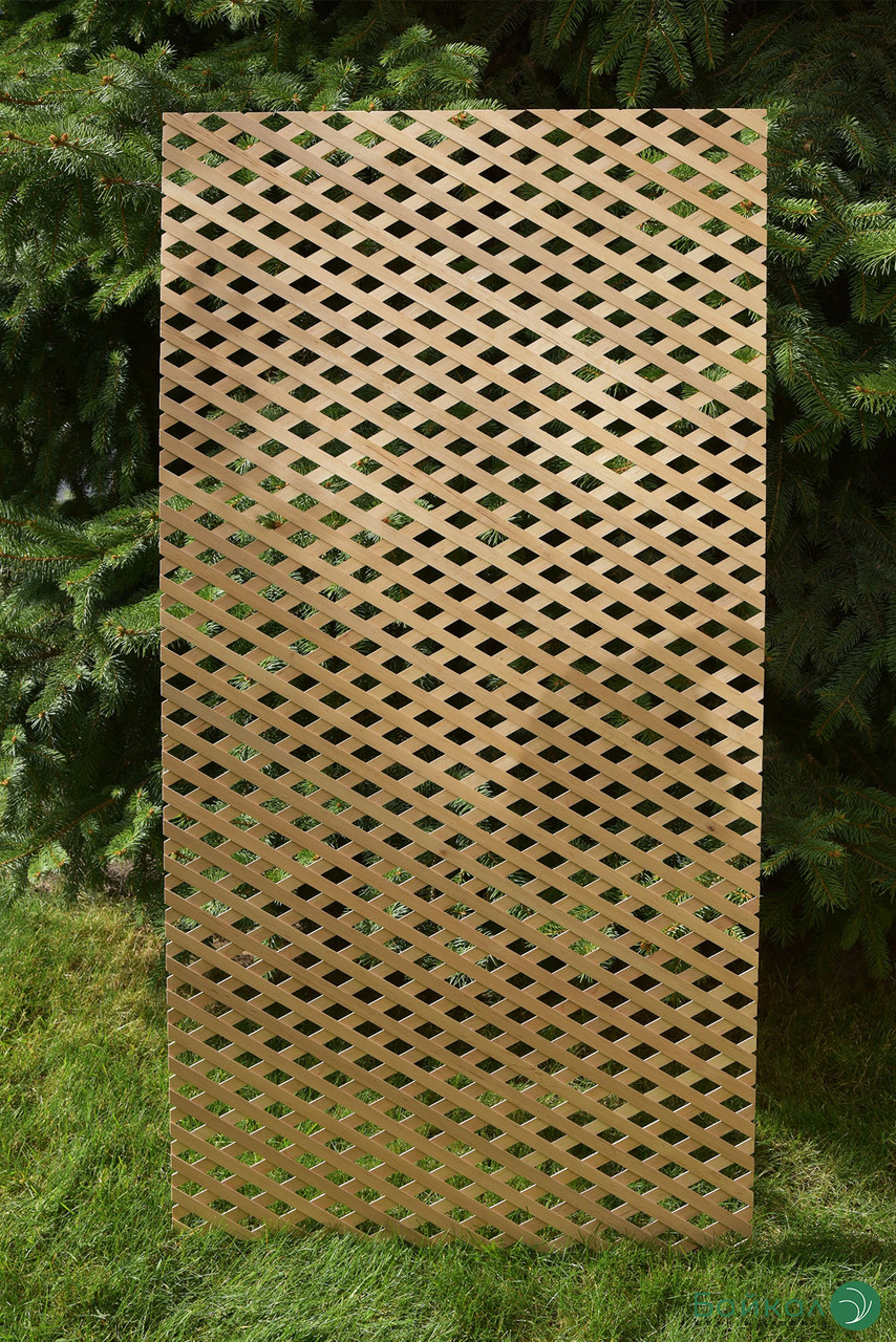 Деревянная декоративная решетка 1P ( Ольха ) - фото 7 - id-p1281445921