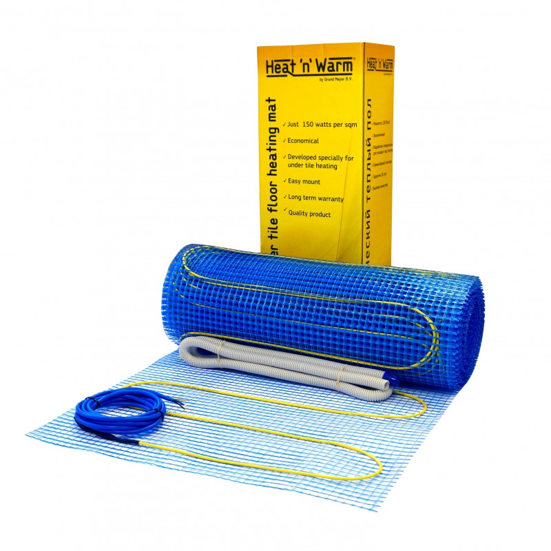 Нагрівальний мат під плитку (тепла підлога) Grand Meyer EcoNG150-090 (9,0 м2), фото 1