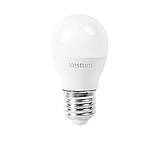 Лампа LED Vestum G45 6W 4100K 220V E27, фото 2