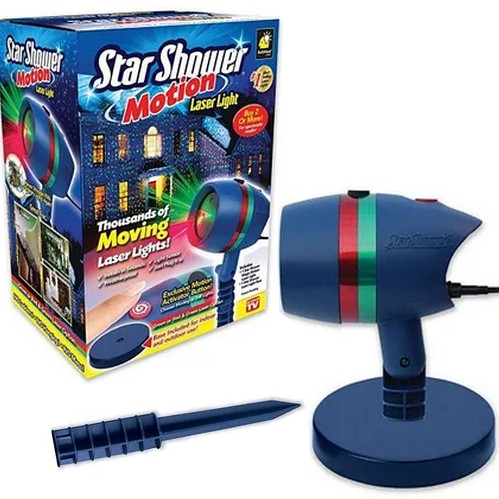 Лазерна установка проектор освітлення Star Shower Magic Motion Blue (Справжні фото) - фото 1 - id-p1284481730