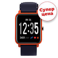 Годинник спортивні JETIX FitPro з GPS трекером (Black-Orange)