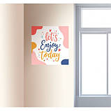 Вінілова наклейка в кабінет англійської мови: "Кращуємо насолоджуватися сьогодні", фото 2