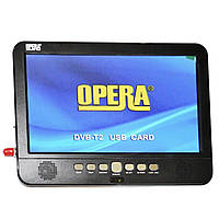 Портативный телевизор Opera 1002 10" Т2 Black (4_00034)