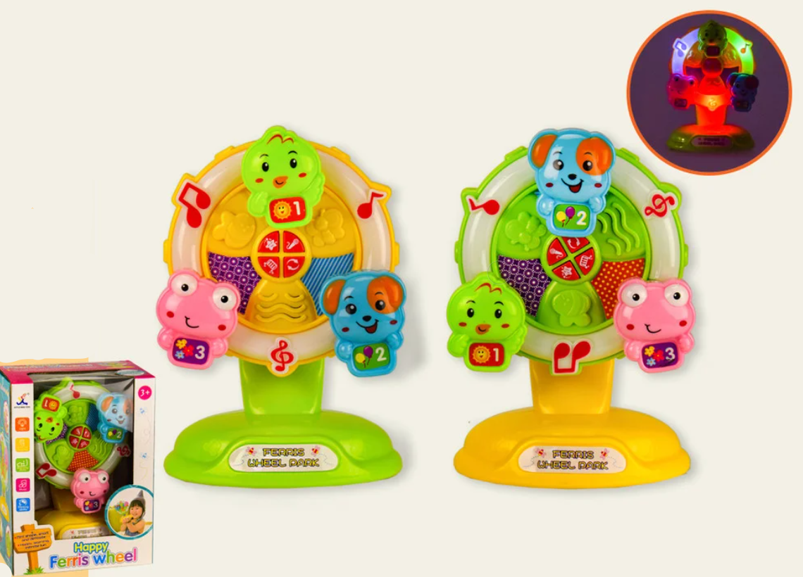 Брязкальце на липучці, музика, 2 кольори, 8008