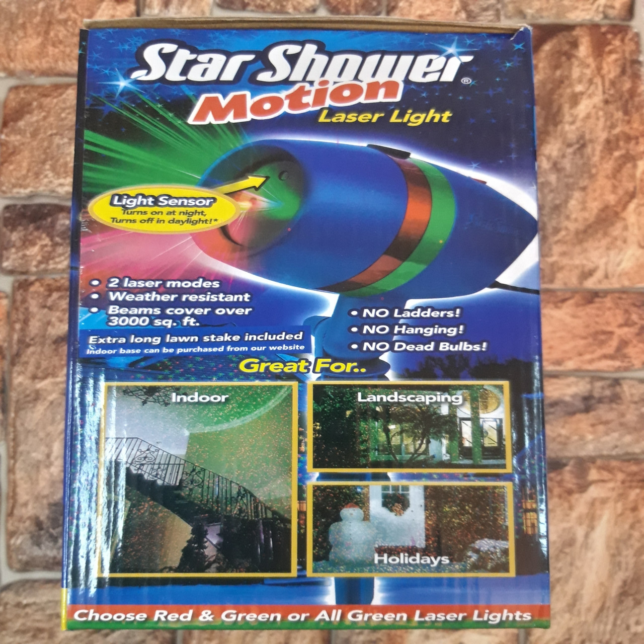 Лазерна установка проектор освітлення Star Shower Magic Motion Blue (Справжні фото) - фото 8 - id-p1284481730