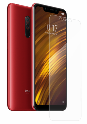 Гідрогелева захисна плівка на Xiaomi Pocophone F1 на весь екран прозора, фото 1