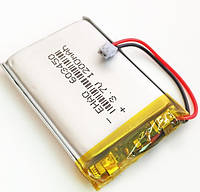 Батарея 1200 mAh 3.7V 603450 Литий-Полимер Аккумулятор GPS Навигатор MP3 Плеер Видео Регистратор